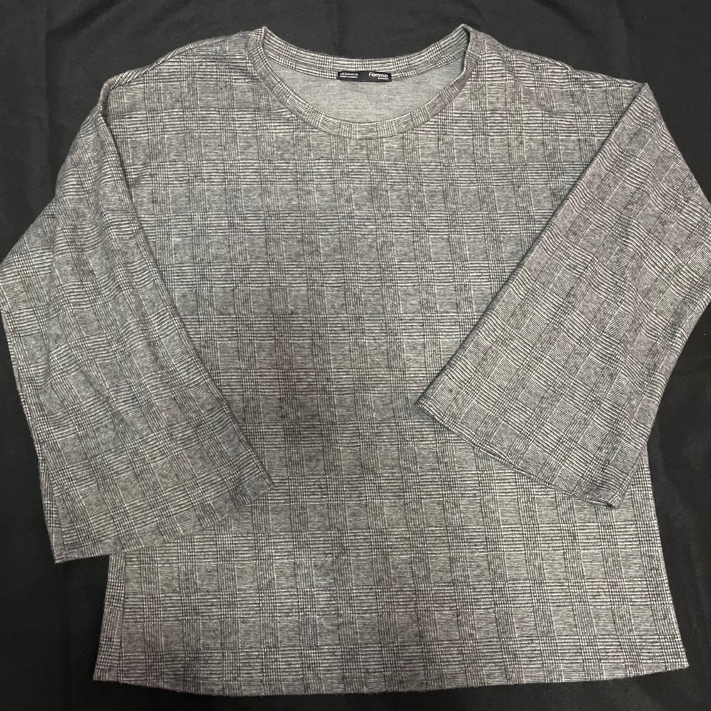 femme by tresics plaid shirt
